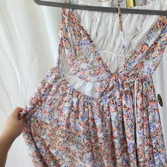 Promesa Garden Delight Maxi dress S NWT Cottagecore coquette beach vacation - Picture 7 of 11